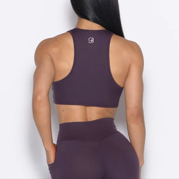 NWT Bombshell Sportswear Purple Sports Bra - Picture 6 of 10